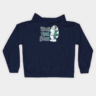 Wash Your Hands (Color) Kids Hoodie